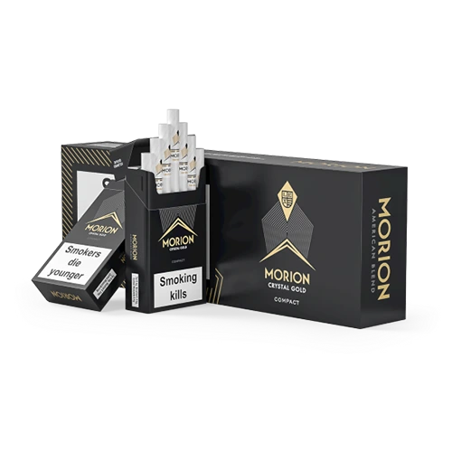 Morion Crystal Gold Compact